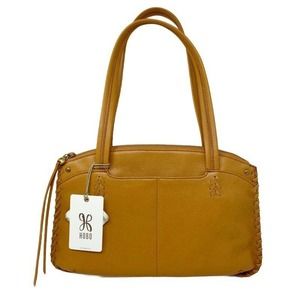 Hobo Alegra Shoulder Bag Brown Leather Handles New